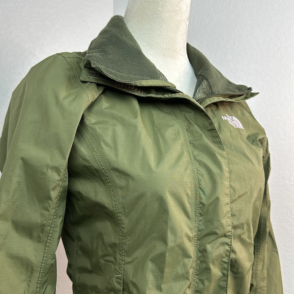 The North Face Resolve 2 Windbreaker Jacket Forest Olive Green Size XS NWOT - Picture 6 of 14